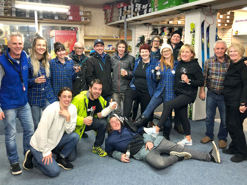 George's Ski Hire Staff